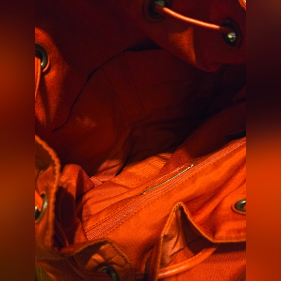 Coach Red Nylon Backpack - Picture 7 of 8